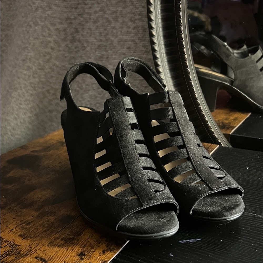 Croft & Barrow Black Women's Wedges